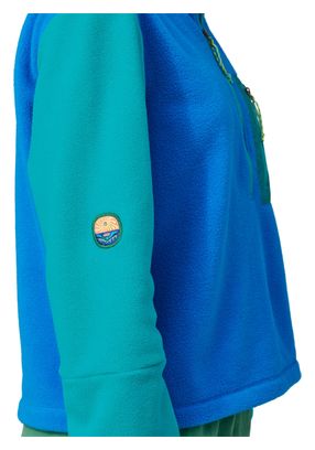 Patagonia Women's Microdini 1/2 Zip Fleece Sweatshirt Blue