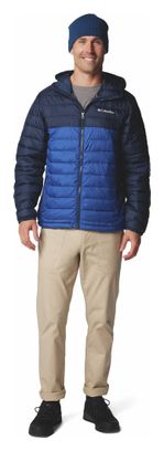 Doudoune Columbia Powder Lite II Hooded Bleu