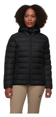 Chaqueta acolchada Mammut Waymarker IN con capucha, negra, para mujer