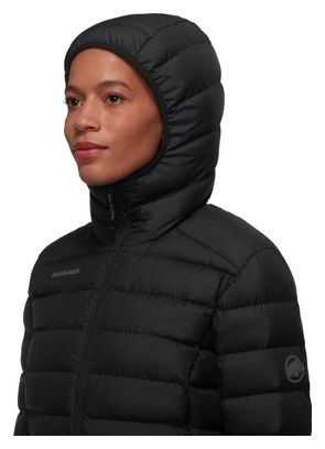 Chaqueta acolchada Mammut Waymarker IN con capucha, negra, para mujer