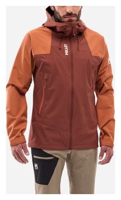 Wasserdichte Jacke Millet Fitz Roy Braun Herren