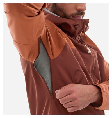 Wasserdichte Jacke Millet Fitz Roy Braun Herren