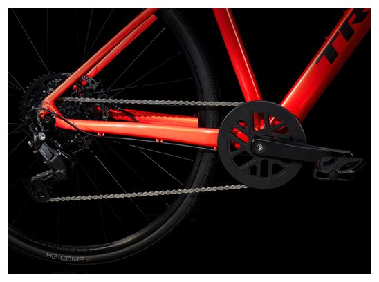 Trek FX 2 Fitness Bike Shimano Cues 9V 700 mm Rosso Gen 4