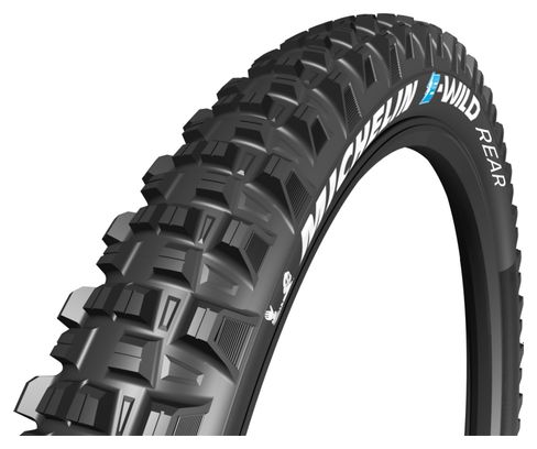 Pneu VTT Arrière Michelin E-Wild Rear 27.5'' Plus Tubeless Ready Souple Compétition Line Gum-X