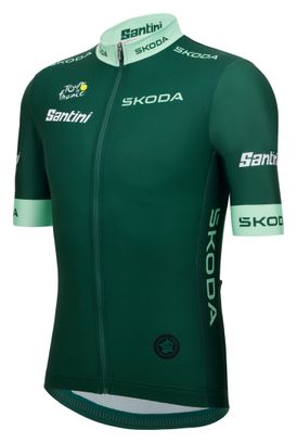 Trikot mit kurzen Ärmeln Santini Meilleur Sprinter Tour de France 2025 Grün