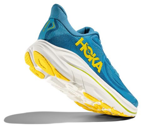 Hoka Clifton 10 Running Shoes Blue/Yellow for Men