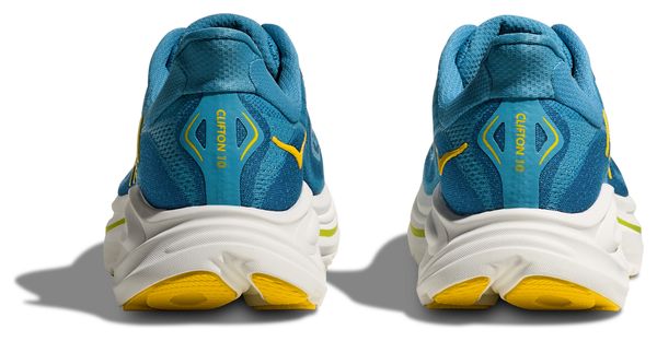 Chaussures Running Hoka Clifton 10 Bleu/Jaune Homme