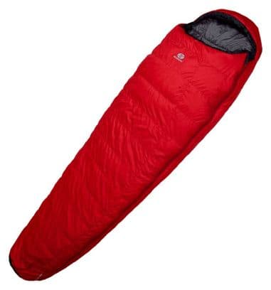 Sac de couchage momie SirJoseph trekking Rimo III 600-gauche 170 cm-Rouge