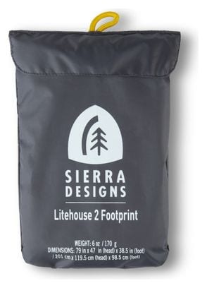 Sierra Designs Zeltunterlage für das Litehouse 2 Zelt in Grau