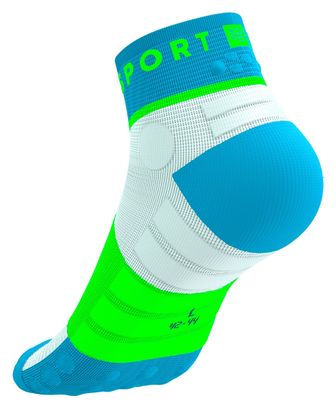 Chaussettes Compressport Ultra Trail Bleu/Vert