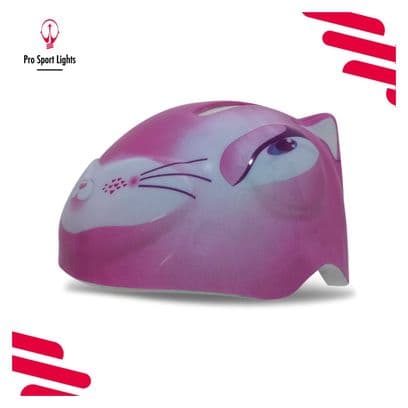 Casque de vélo Enfants Filles - Animal Rose - Small 48/54cm