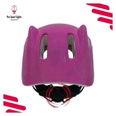 Casque de vélo Enfants Filles - Animal Rose - Small 48/54cm