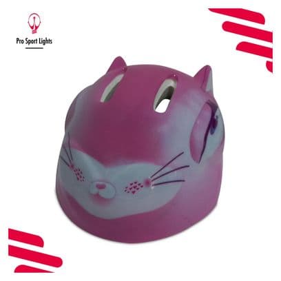 Casque de vélo Enfants Filles - Animal Rose - Small 48/54cm