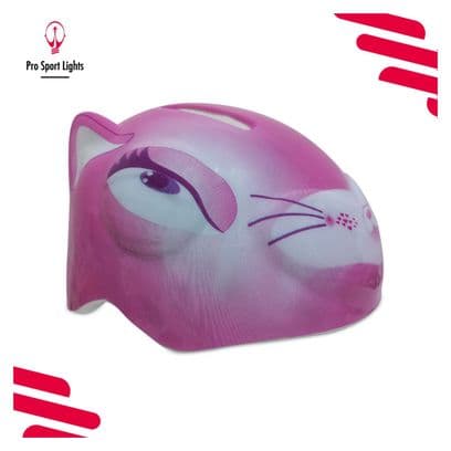 Casque de vélo Enfants Filles - Animal Rose - Small 48/54cm