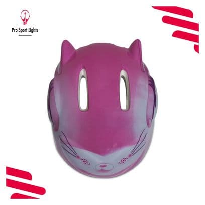 Casque de vélo Enfants Filles - Animal Rose - Small 48/54cm