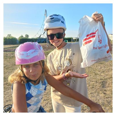 Casque de vélo Enfants Filles - Animal Rose - Small 48/54cm