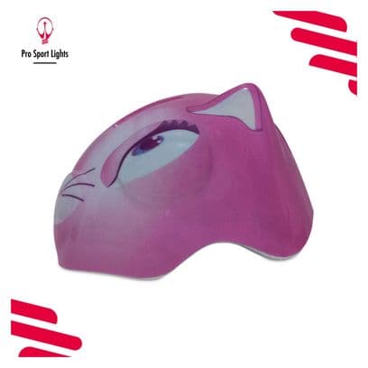 Casque de vélo Enfants Filles - Animal Rose - Small 48/54cm