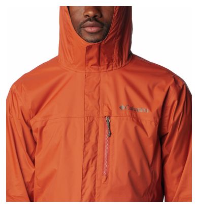 Chaqueta impermeable Columbia <p> <strong>Pouring Adventure</strong></p>II Naranja
