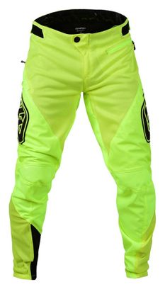 Troy Lee Designs Sprint Pantalones Solid Neon Amarillo