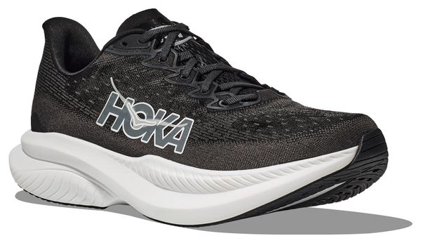 Hoka Mach 6 Running-Schuhe Schwarz/Weiß Herren