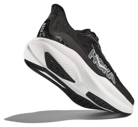 Hoka Mach 6 Running-Schuhe Schwarz/Weiß Herren