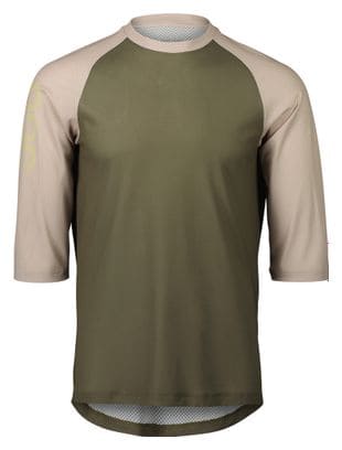 Poc MTB Pure Beige/Green 3/4-Sleeve Jersey