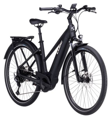 Cube Touring Hybrid Pro 625 Trapeze Elektro-Hybrid-Fahrrad Shimano Deore 11S 625 Wh 700 mm Schwarz 2024