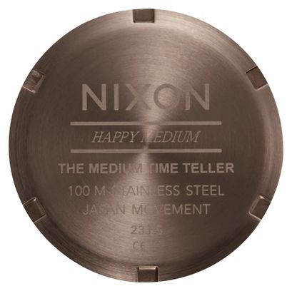 Nixon Medium Time Teller Chocolate/Black Coffee Unisex Watch