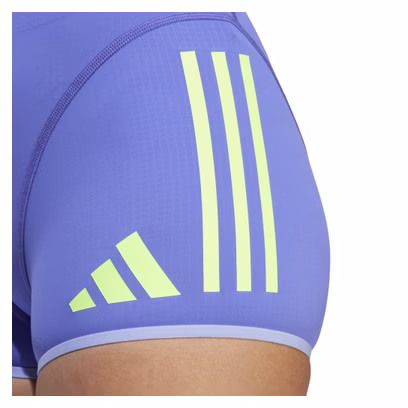 Short adidas Adizero Promo Bleu/Vert Femme