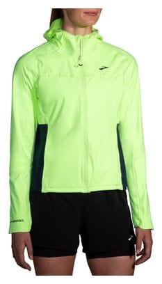 Veste imperméable Brooks High Point Waterproof Jaune Femme