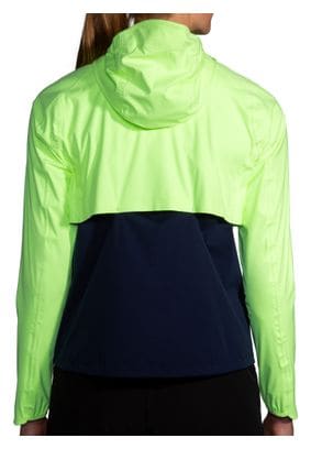 Veste imperméable Brooks High Point Waterproof Jaune Femme