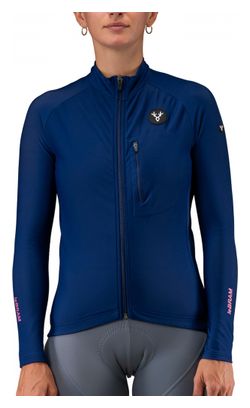 LeBram Training Women's Long-Sleeve Thermal Shirt, Navy Blue
