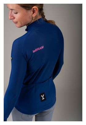 LeBram Training Women's Long-Sleeve Thermal Shirt, Navy Blue