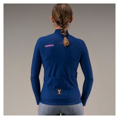 LeBram Training Women's Long-Sleeve Thermal Shirt, Navy Blue