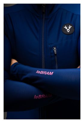 LeBram Training Women's Long-Sleeve Thermal Shirt, Navy Blue