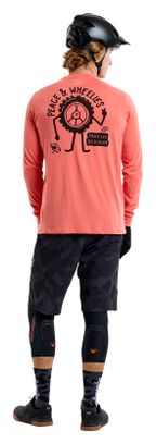 Troy Lee Designs Skyline Ride Orange T-shirt lange mouwen