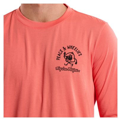 Troy Lee Designs Skyline Ride Orange T-shirt lange mouwen