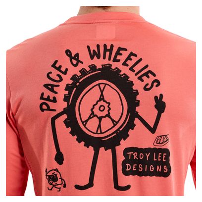 Troy Lee Designs Skyline Ride Orange T-shirt lange mouwen