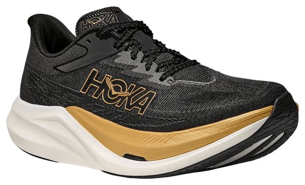 Hoka Rocket X 3 Running Shoes Black/Gold Unisex | Alltricks.com