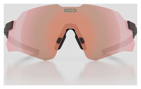 Gafas de sol unisex KOO Nebula Chocolate Matt / Rose Gold Mirror