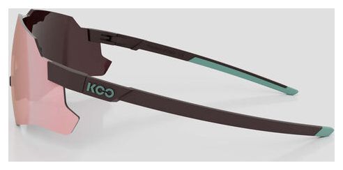 Gafas de sol unisex KOO Nebula Chocolate Matt / Rose Gold Mirror