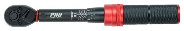 Jeu de clés dynamométriques 16 bits Compact 1/4" 1-10 Nm