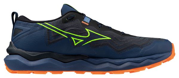Chaussures Trail Mizuno Wave Daichi 9 Bleu/Orange Homme