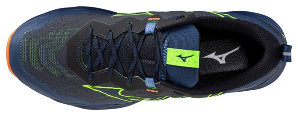 Chaussures Trail Mizuno Wave Daichi 9 Bleu/Orange Homme