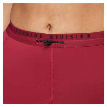 Nike Women&#39;s Dri-Fit Run Division Red Long Tight