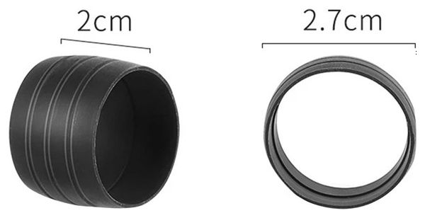 Anneaux de fixation pour guidon de vélo en silicone (1 paire)