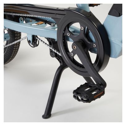 Longtail Elektrische Bakfiets B'twin Elops R500E Microshift 8V 26/20'' 672 Wh Blauw 2022