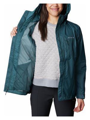 Veste Imperméable Femme Columbia Pouring Adventure II Bleu