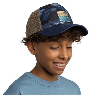 Kinder Buff Trucker Cap Blau