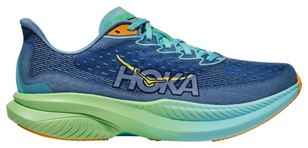 Zapatillas running Hoka One One Mach 6 Azul Verde Hombre